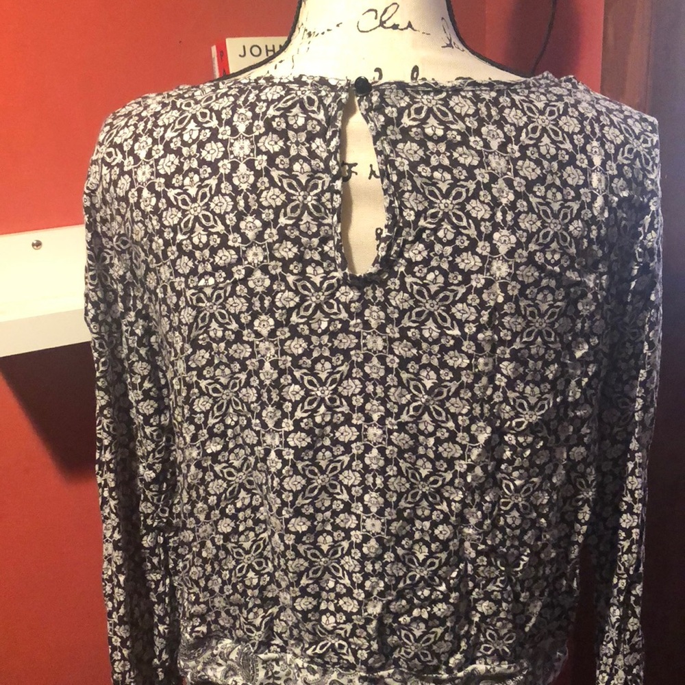 Black and Silver Top